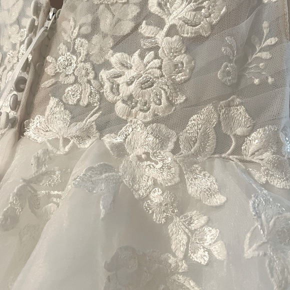 Wedding Gown:  Justin Alexander Serenity Collection Size 12 - Picture 3 of 8